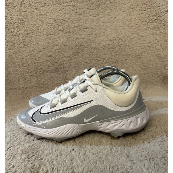 Nike Alpha Huarache Elite 4 Low Metal Baseball Cleats FD2745-104 Mens Size 7 - Picture 4 of 8